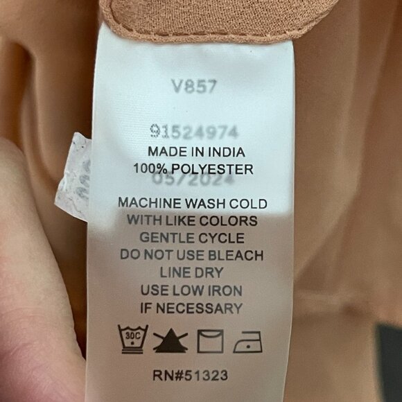 Vince Camuto Women Floral Flutter Drapey Fairy Whimsical Girly Maxi Dress M - Picture 12 of 12